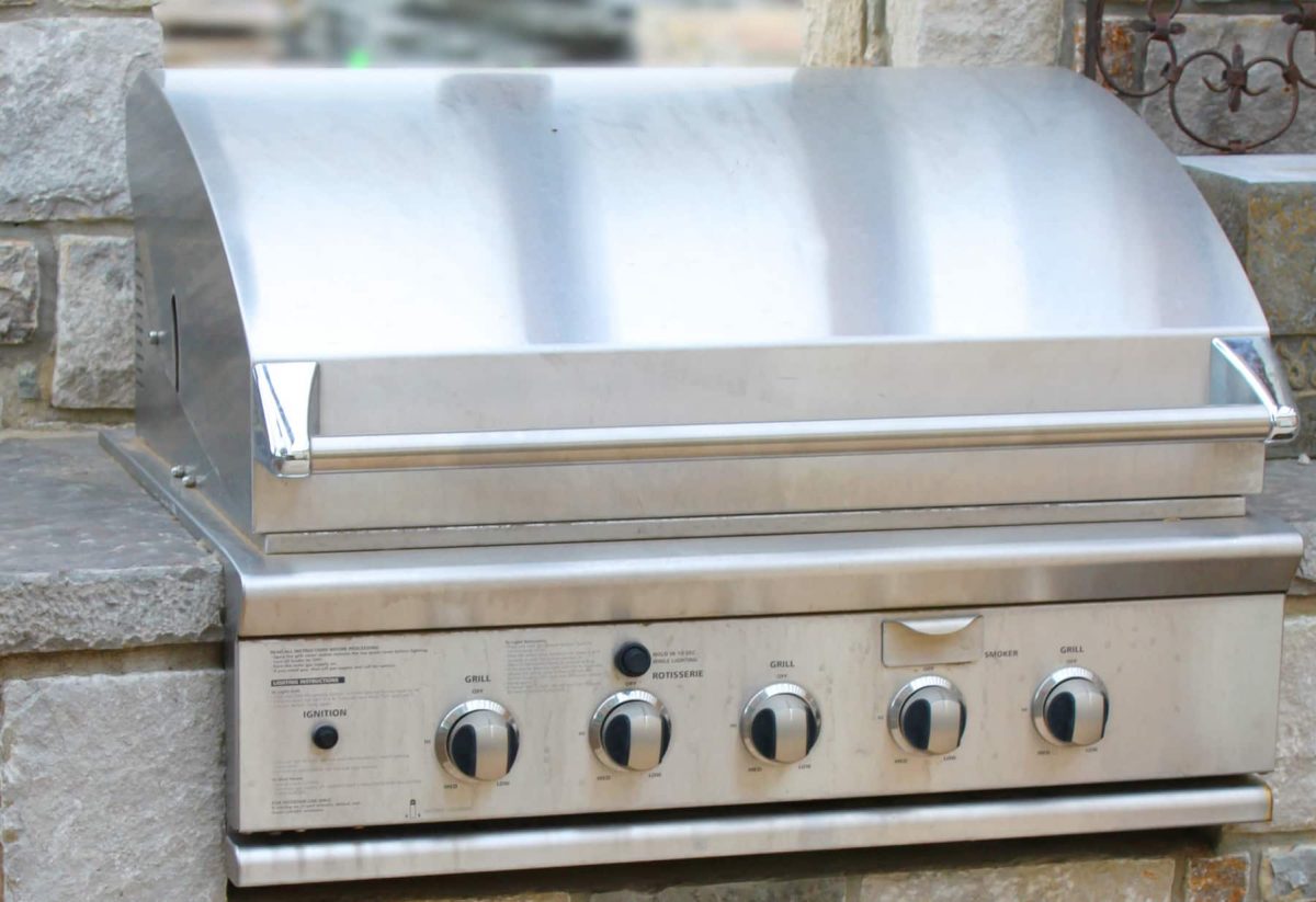 stainless steel outdoor grill in tucson