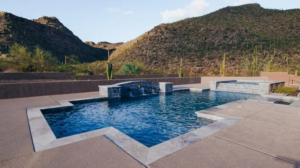 pool built by pools by design in arizona with proper maintenance