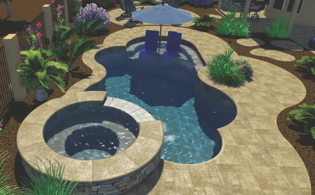 A Modern Pool Shape by Pools By Design