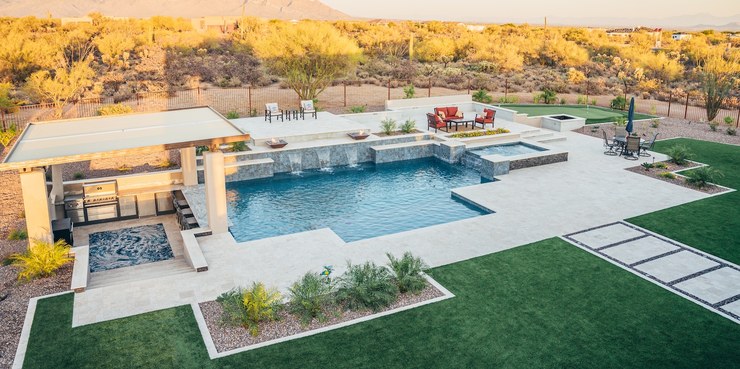 design of a perfect poolside experience in tucson from pools by design